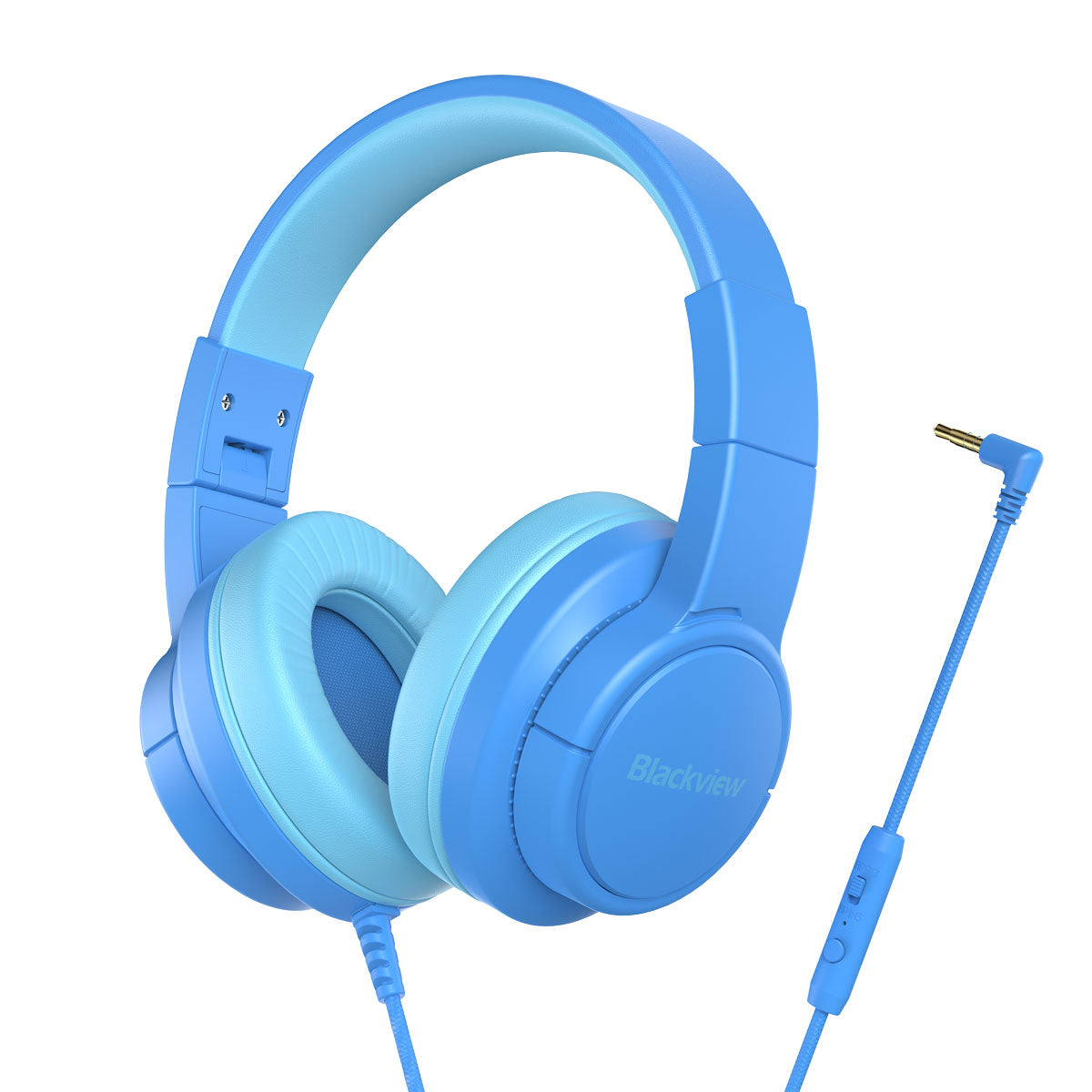 Blackview FitBuds K1 3D Stereo Audio Built-in Microphone Kids Wired Over Ear Headphone