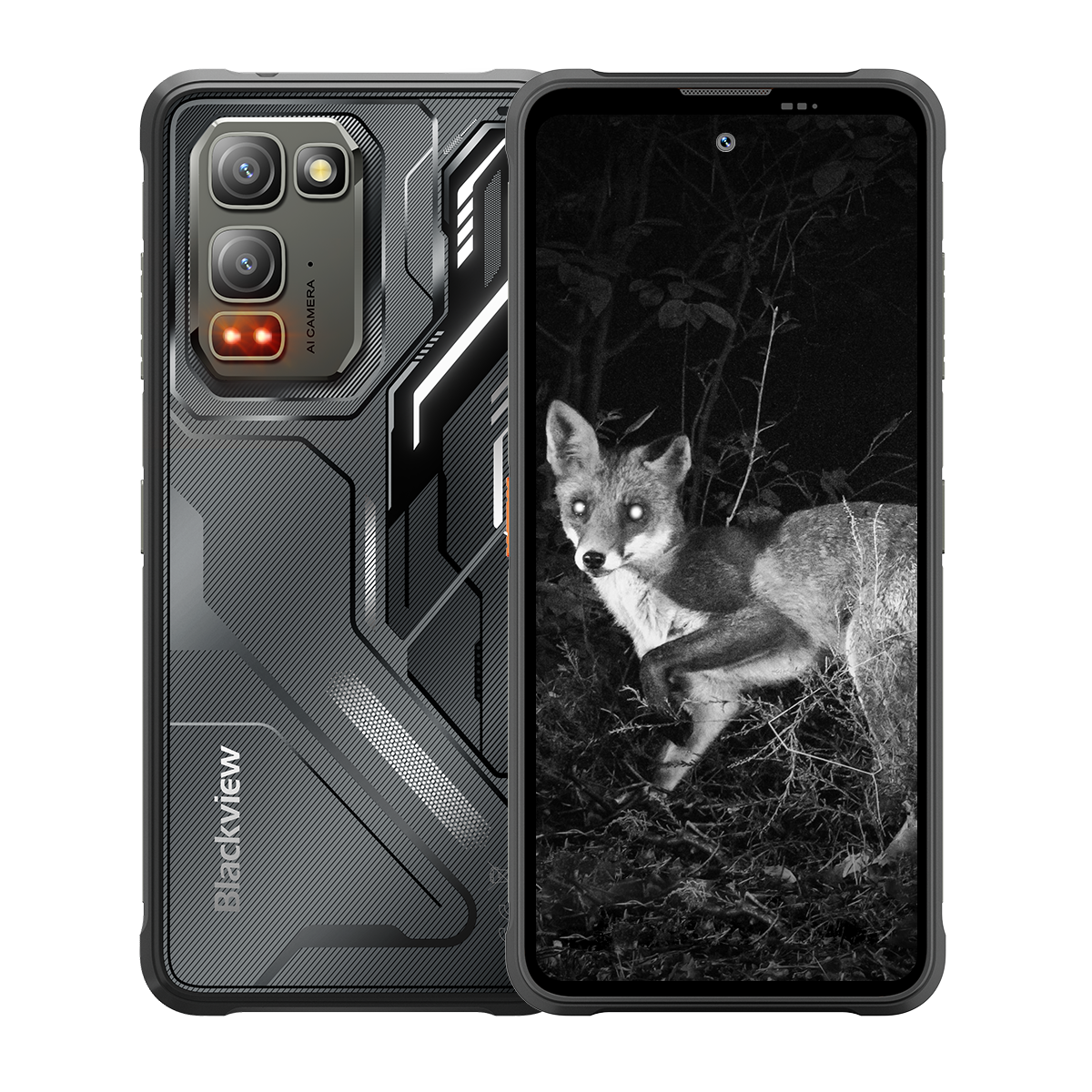 Blackview FORT 5 Ekstremt tynn 6,78-tommers MediaTek Helio G100 åttekjernet 5000mAh 108MP+13MP nattseende kamera 4G robust telefon