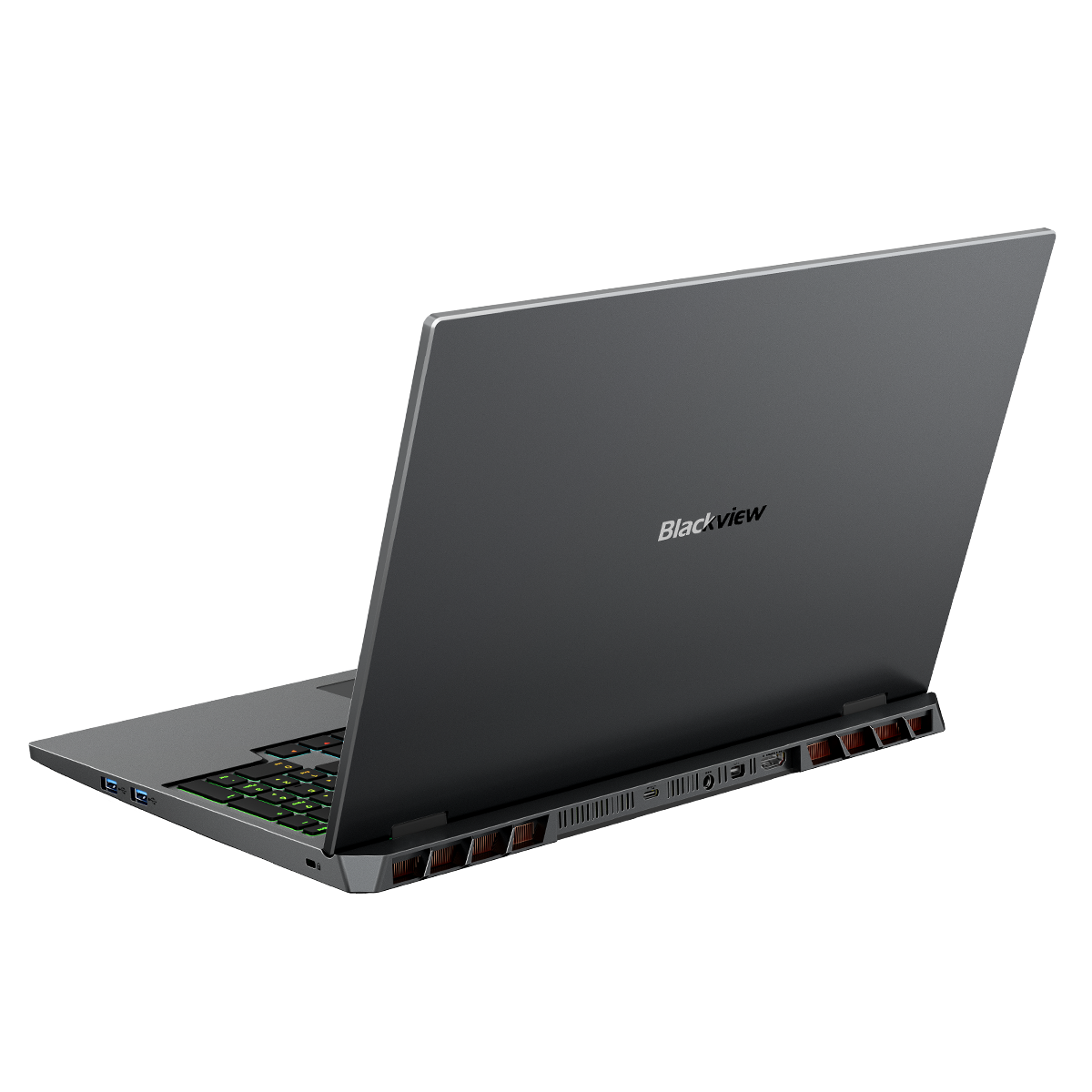 Portátil para juegos Blackview GamiBook 16 de 16" con pantalla 2.5K a 300Hz, CPU Intel® Core™, GPU NVIDIA® GeForce, 16GB de RAM DDR5, SSD M.2 PCIe Gen4 de 1TB y Windows 11 Pro.