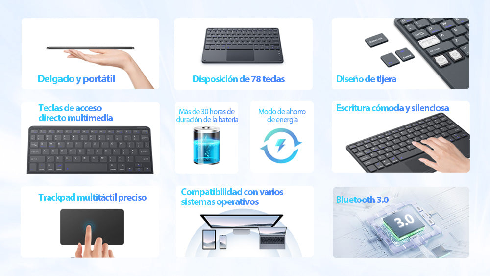 Teclado Bluetooth Blackview K1