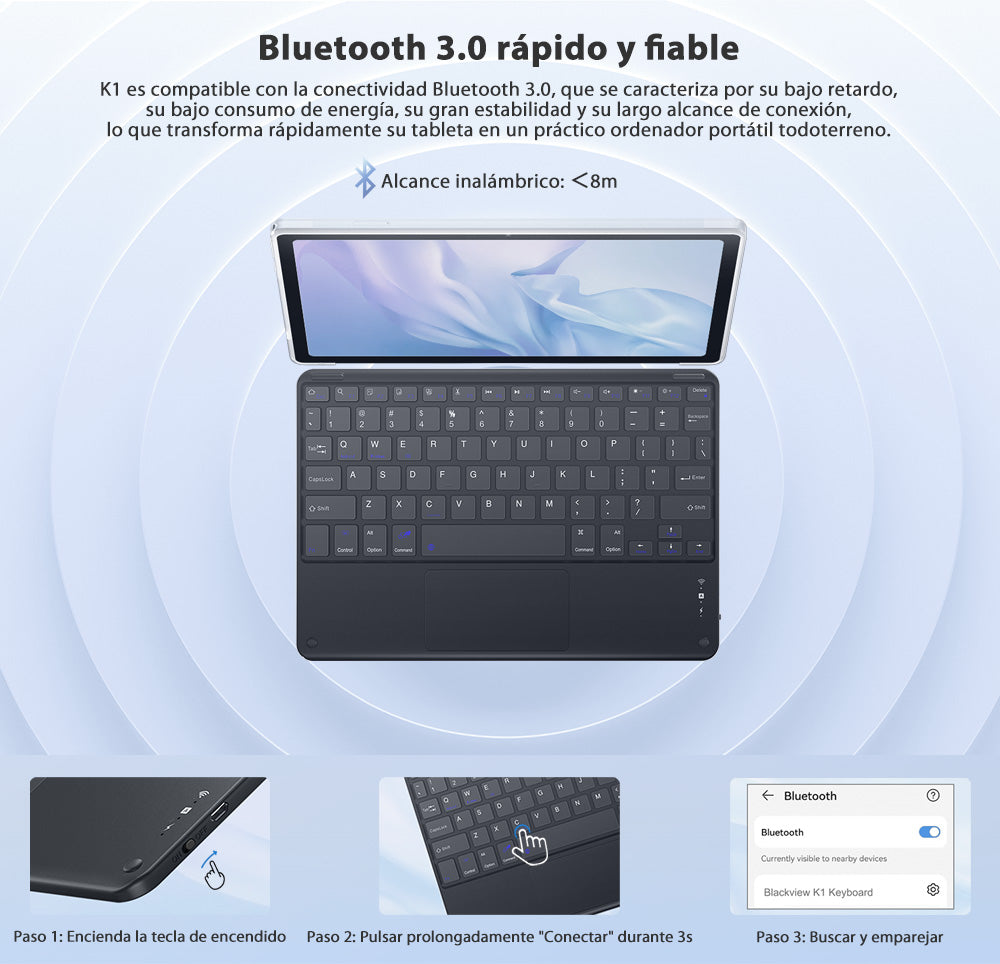 Teclado Bluetooth Blackview K1