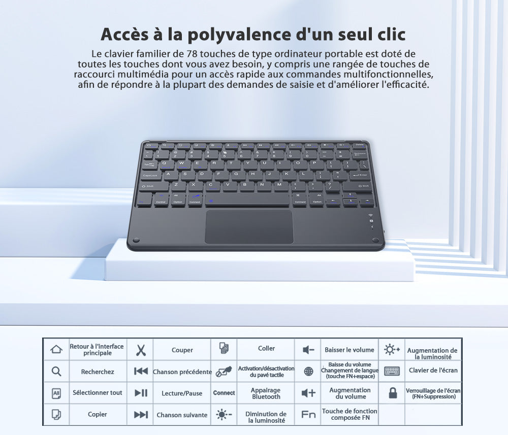 Clavier Bluetooth Blackview K1