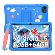Blackview TABWEE K10 Kids Tablet 10-inch Android 15 12GB RAM 64GB ROM WiFi Tablet PC with Cover & Stylus