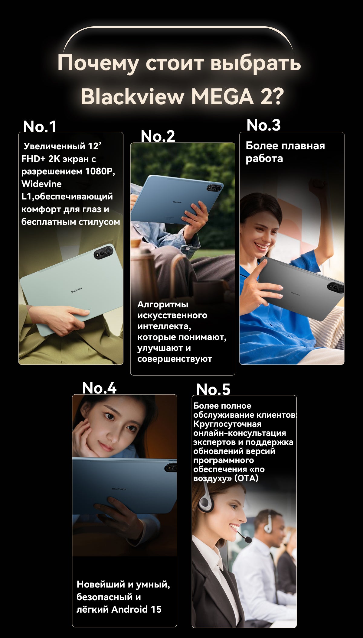 Планшетный ПК Blackview Mega 2