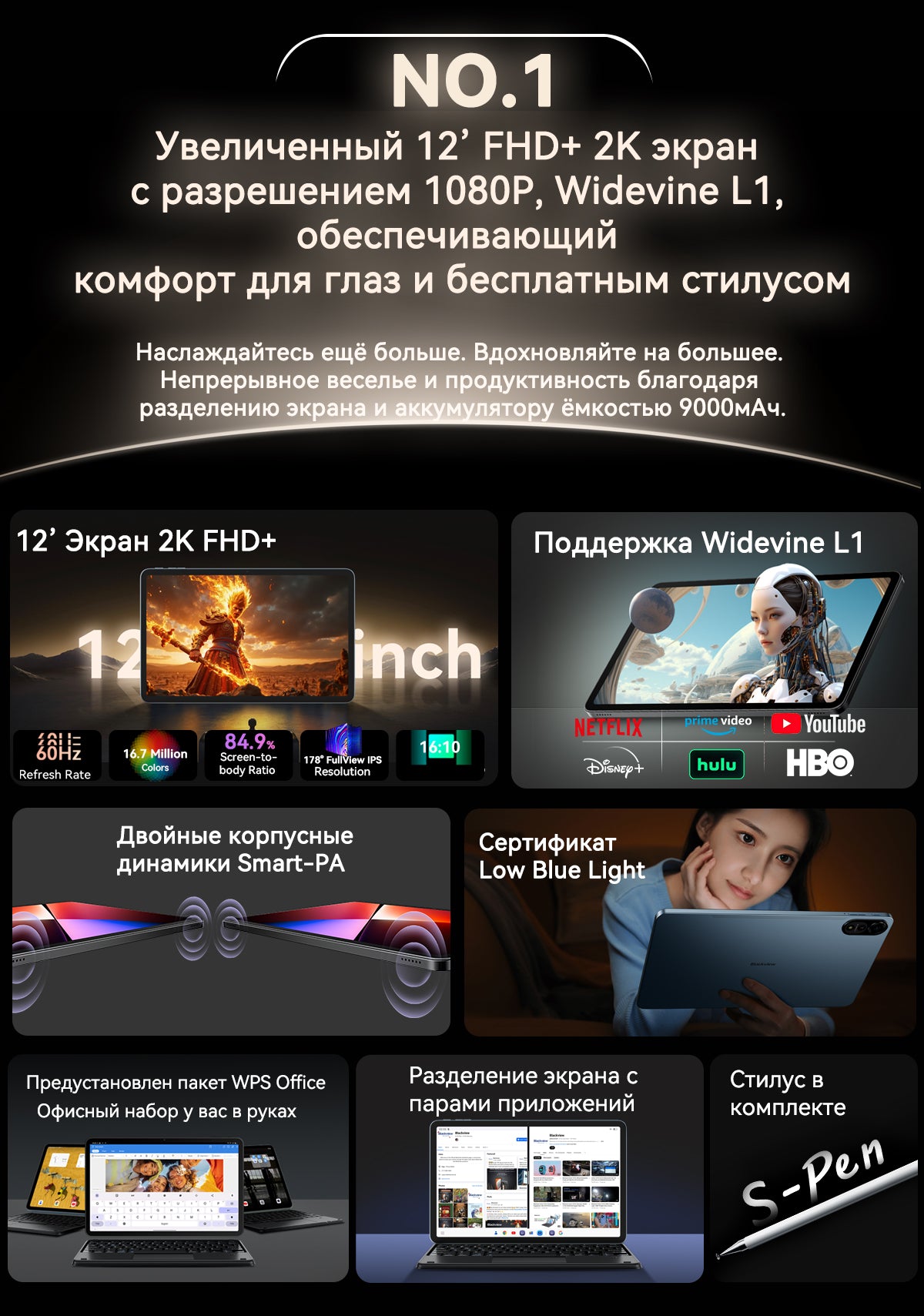 Планшетный ПК Blackview Mega 2