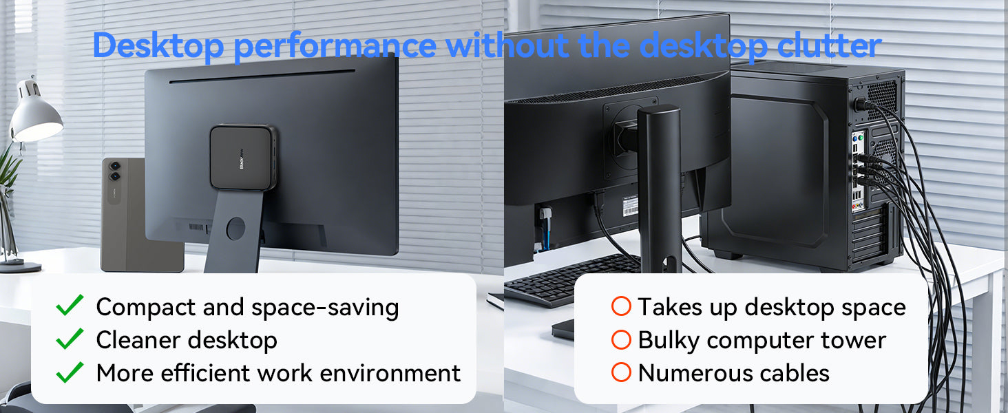 Blackview MP50 AMD Ryzen 5 DDR4 M.2 SSD Windows 11 Pro Mini PC