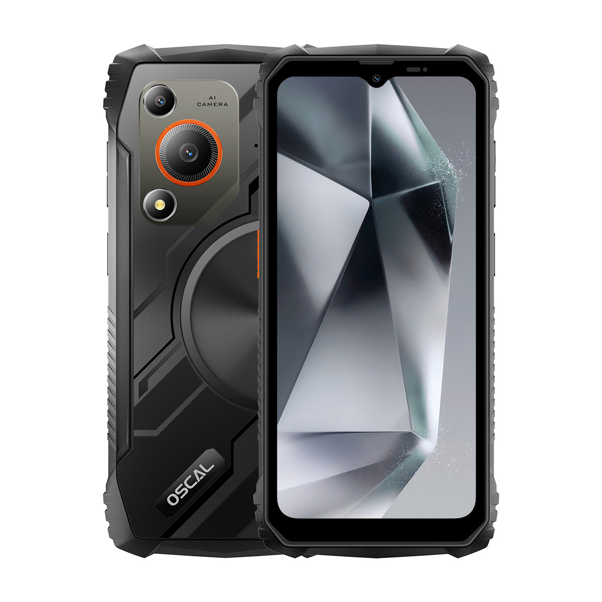 Oscal MARINE 1 Pantalla de 6.56" 90Hz 4+128GB Unisoc Tiger T615 5100mAh Gemini AI 2.0 Celular Resistente 4G
