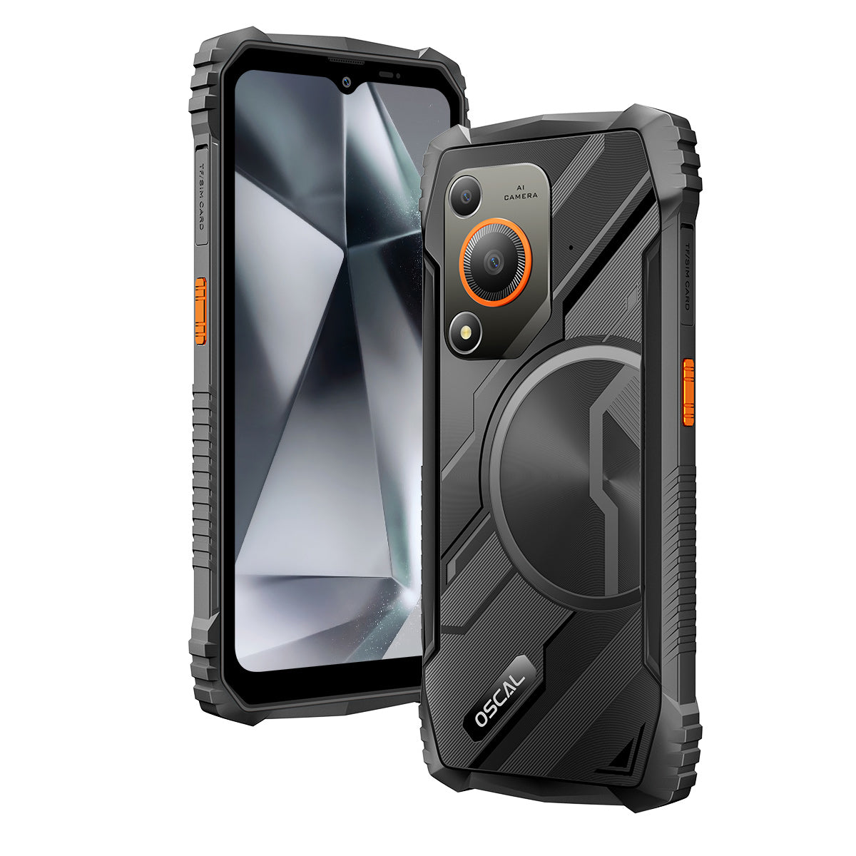 Oscal MARINE 1 Pantalla de 6.56" 90Hz 4+128GB Unisoc Tiger T615 5100mAh Gemini AI 2.0 Celular Resistente 4G