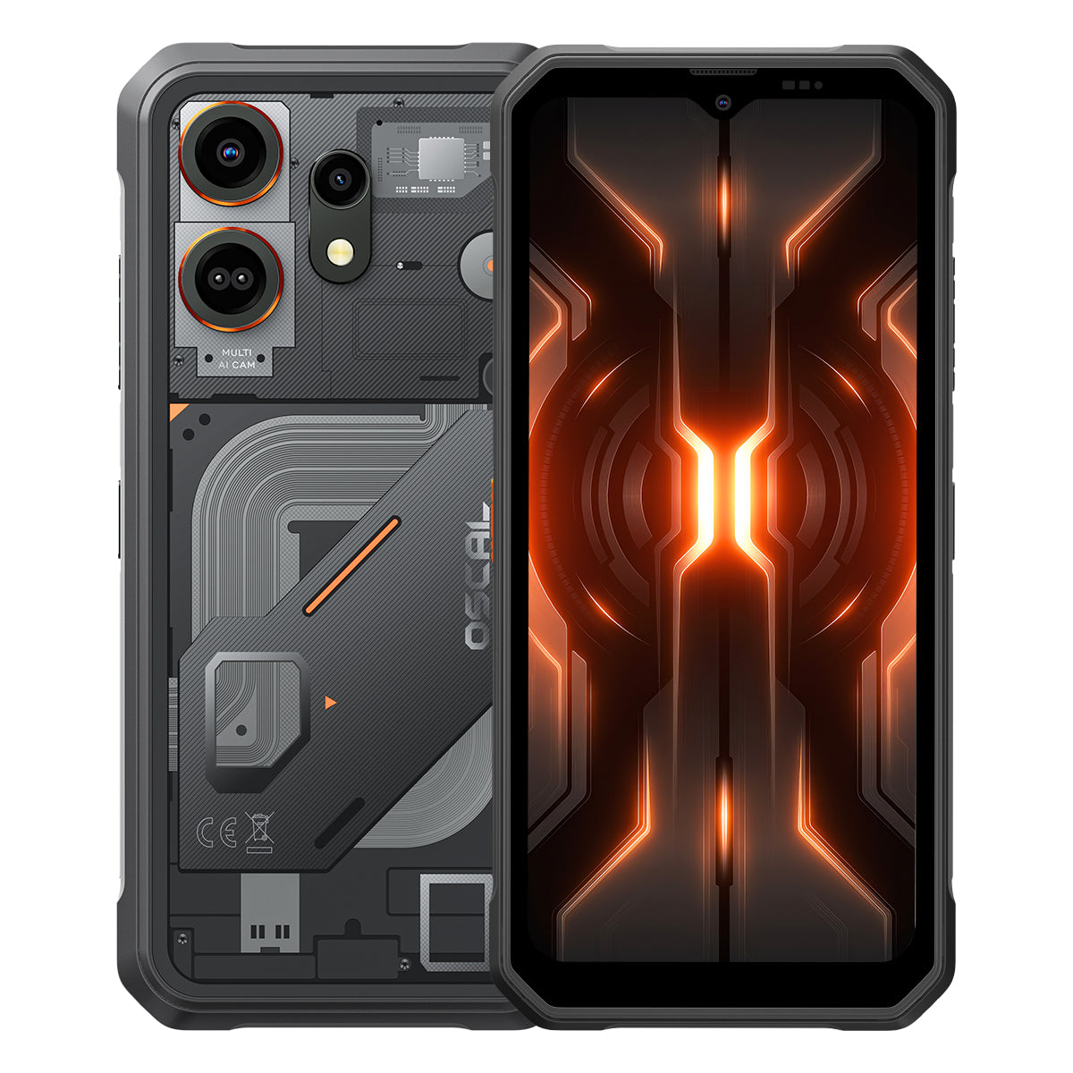 Oscal MARINE 3 Pantalla de 6.56" 90Hz MediaTek Helio G81 Octa-core Cámara de Visión Nocturna Infrarroja de 13MP Teléfono Resistente 4G 5000mAh