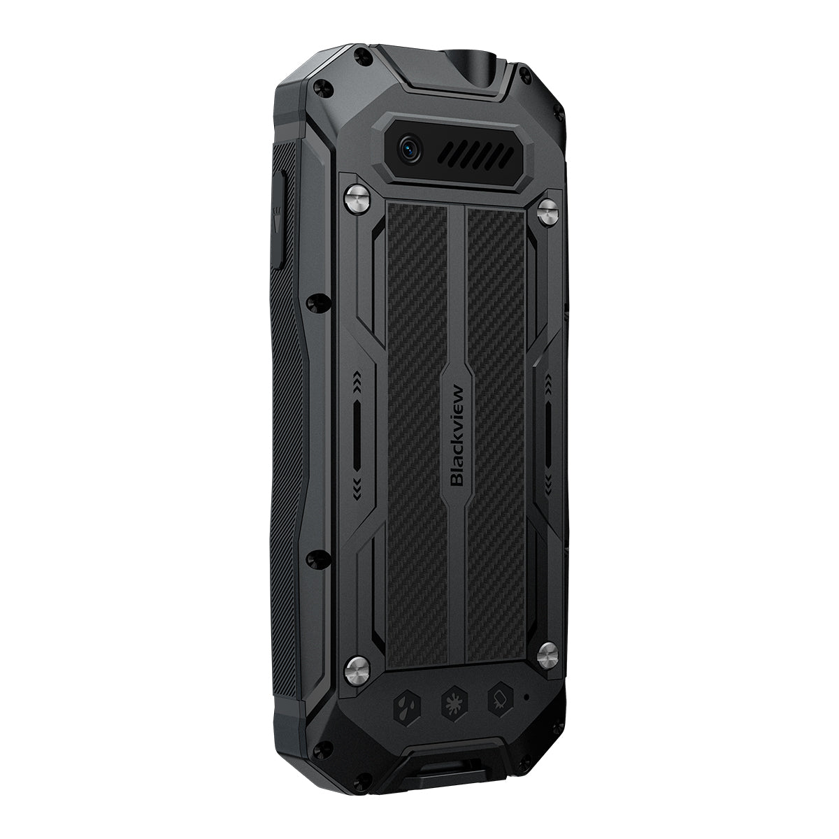 Blackview N1000 Téléphone Portable Mini Ruggedisé 4G KaiOS avec Clavier Détachable et Lampe Torche de 2,4 Pouces