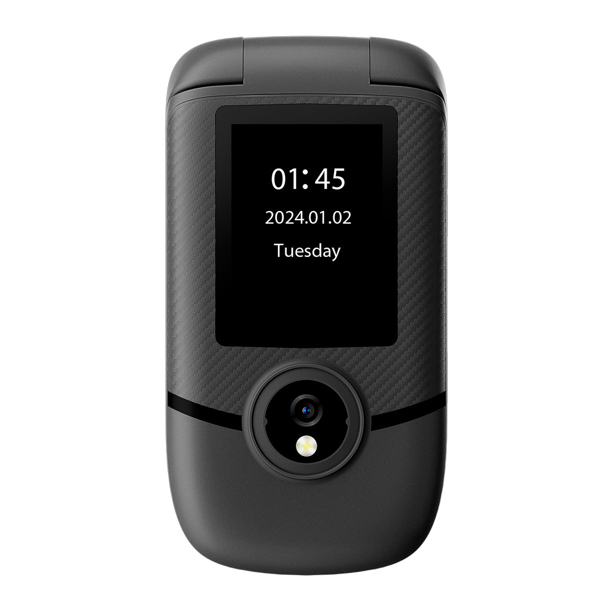 Blackview N2000 Flip 2.8"+1.77" Display Unisoc T107 1500mAh Dual SIM 4G Cell Phone