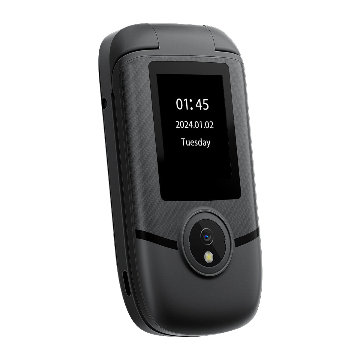 Blackview N2000 Flip 2.8"+1.77" Display Unisoc T107 1500mAh Dual SIM 4G Cell Phone