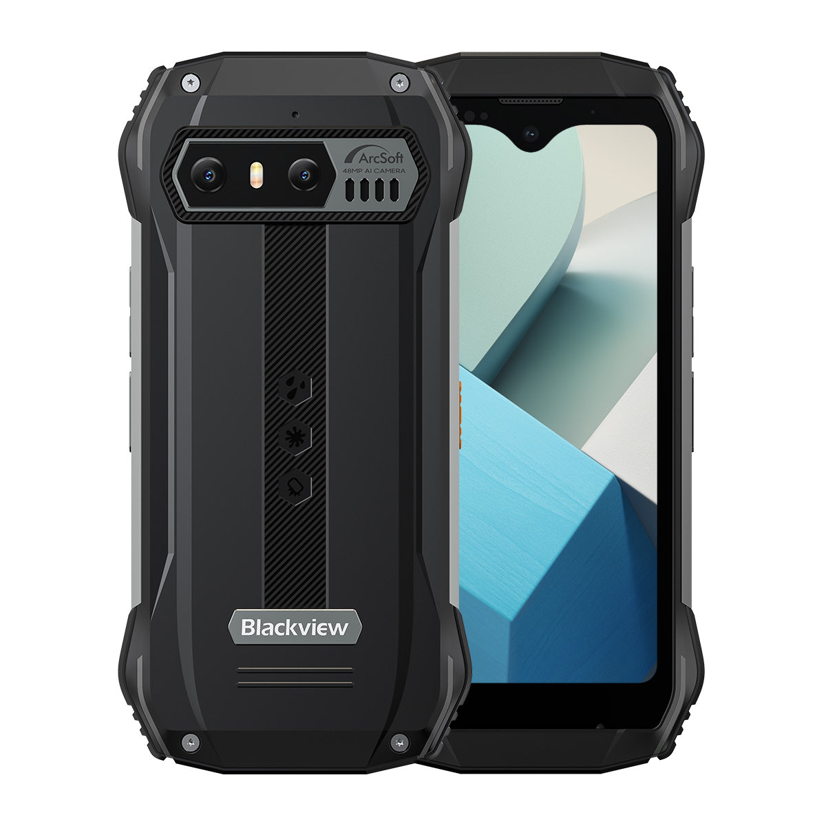 Blackview N6000 Telefone Pequeno Ruggedizado 4G de 4,3 Polegadas MediaTek Helio G99 8GB+256GB Câmera de 48MP