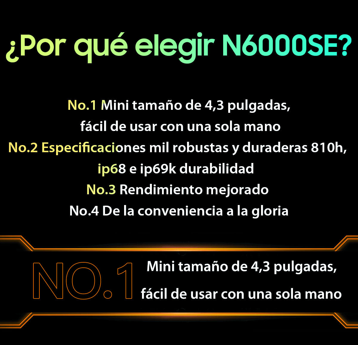 Blackview N6000SE Teléfono Mini Resistente de 4.3 Pulgadas