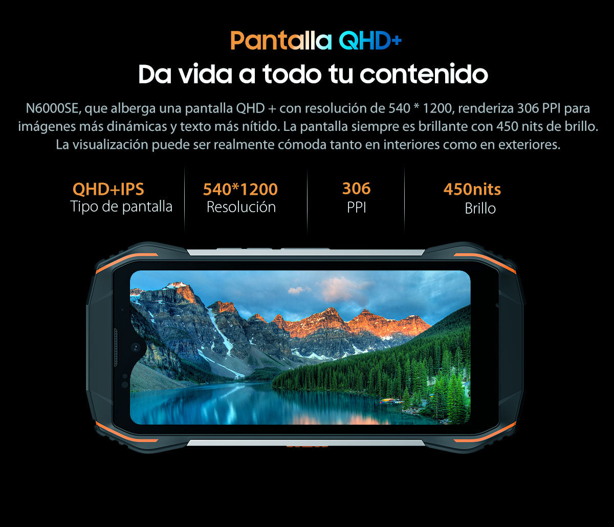 Blackview N6000SE Teléfono Mini Resistente de 4.3 Pulgadas