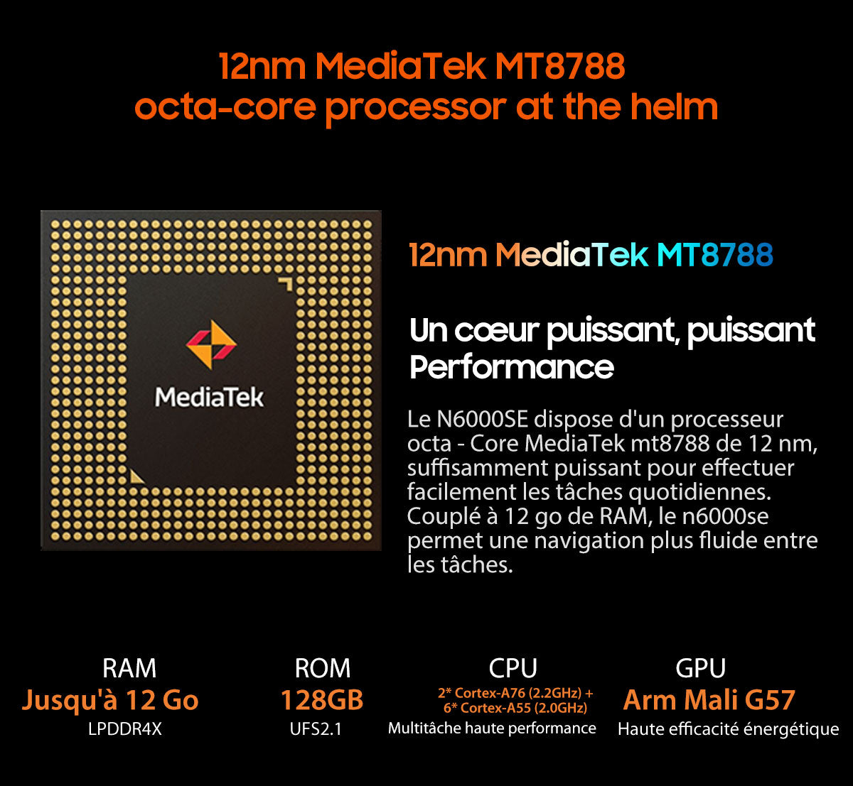 Blackview N6000SE Téléphone Mini Robuste de 4,3 Pouces