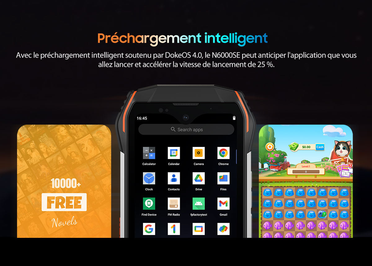 Blackview N6000SE Téléphone Mini Robuste de 4,3 Pouces