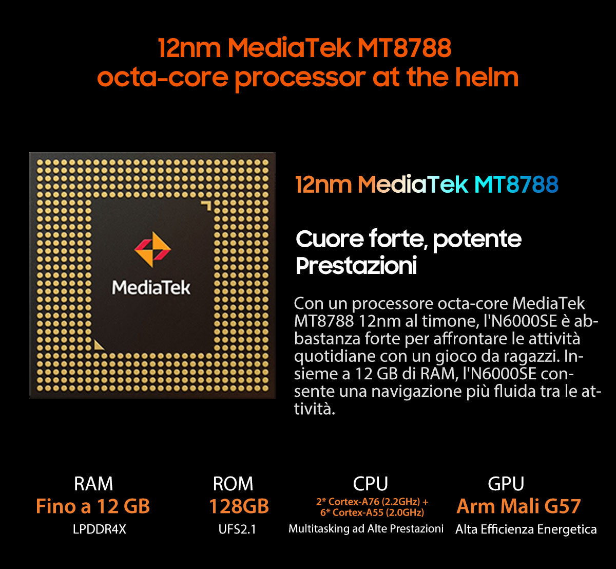 Blackview N6000SE Telefono Mini Rugged da 4,3 Pollici