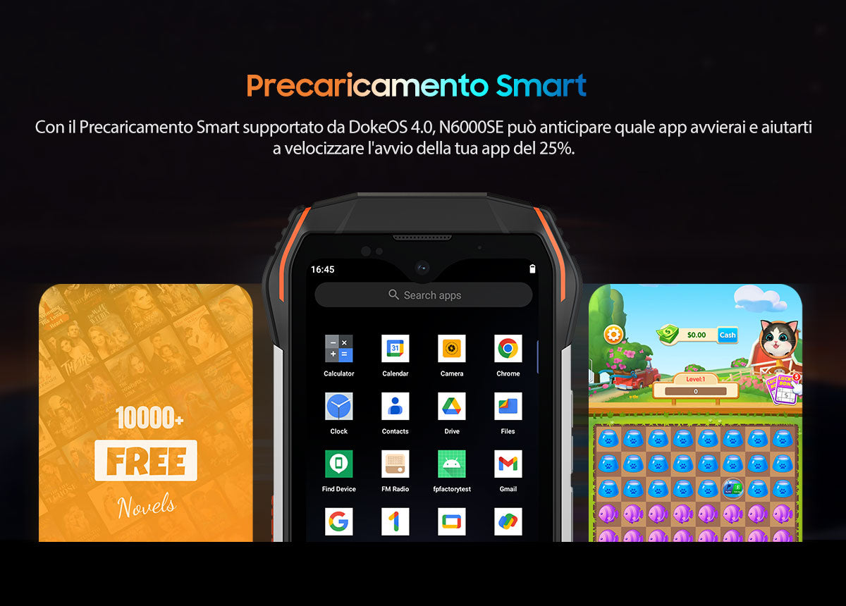 Blackview N6000SE Telefono Mini Rugged da 4,3 Pollici