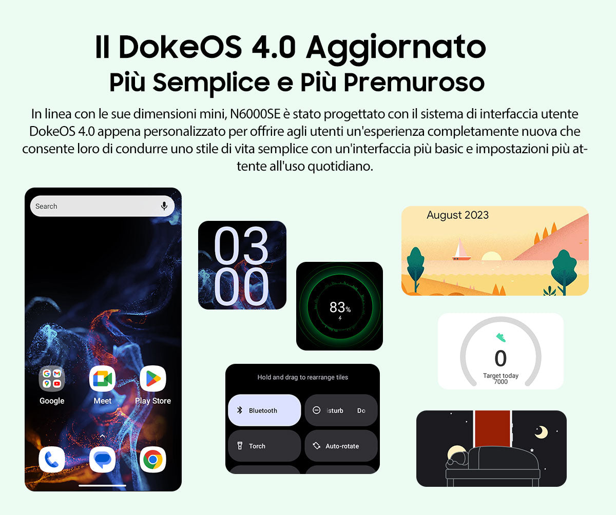 Blackview N6000SE Telefono Mini Rugged da 4,3 Pollici