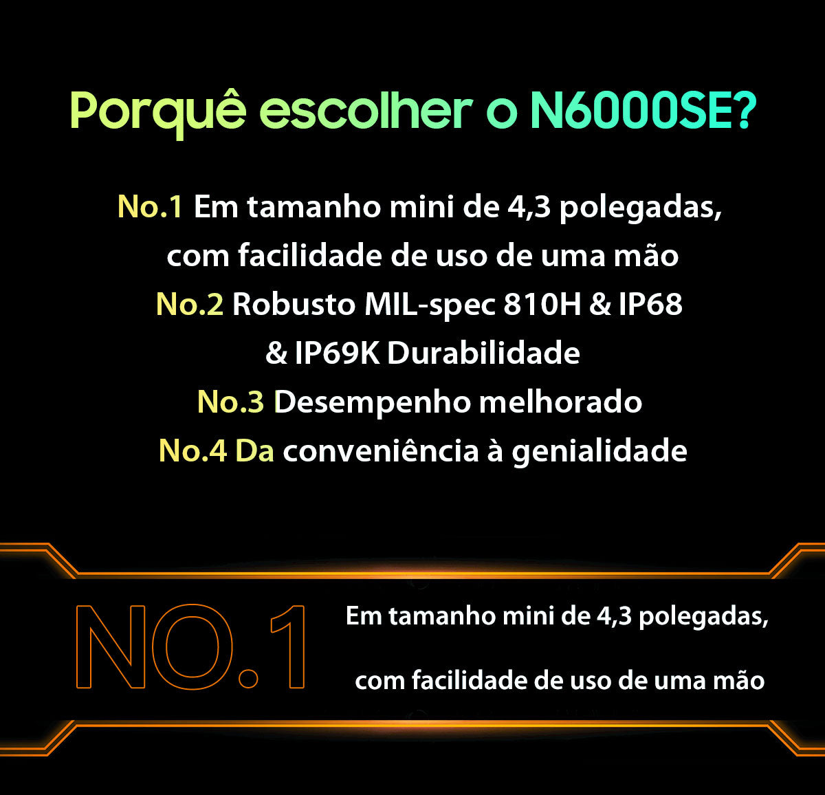 Blackview N6000SE Telefone Mini Rugged de 4,3 Polegadas