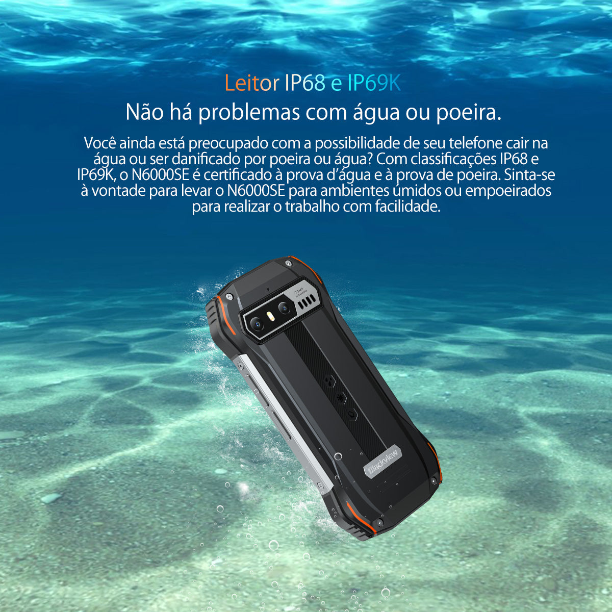 Blackview N6000SE Telefone Mini Rugged de 4,3 Polegadas