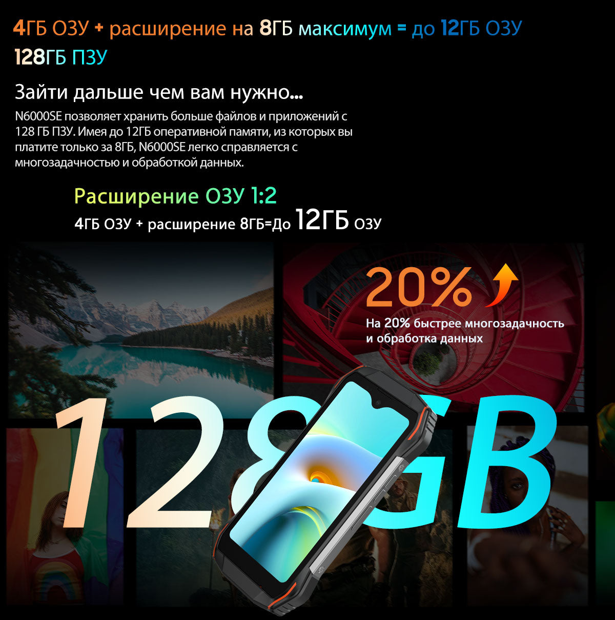 Blackview N6000SE 4.3-дюймовый мини-ударопрочный телефон