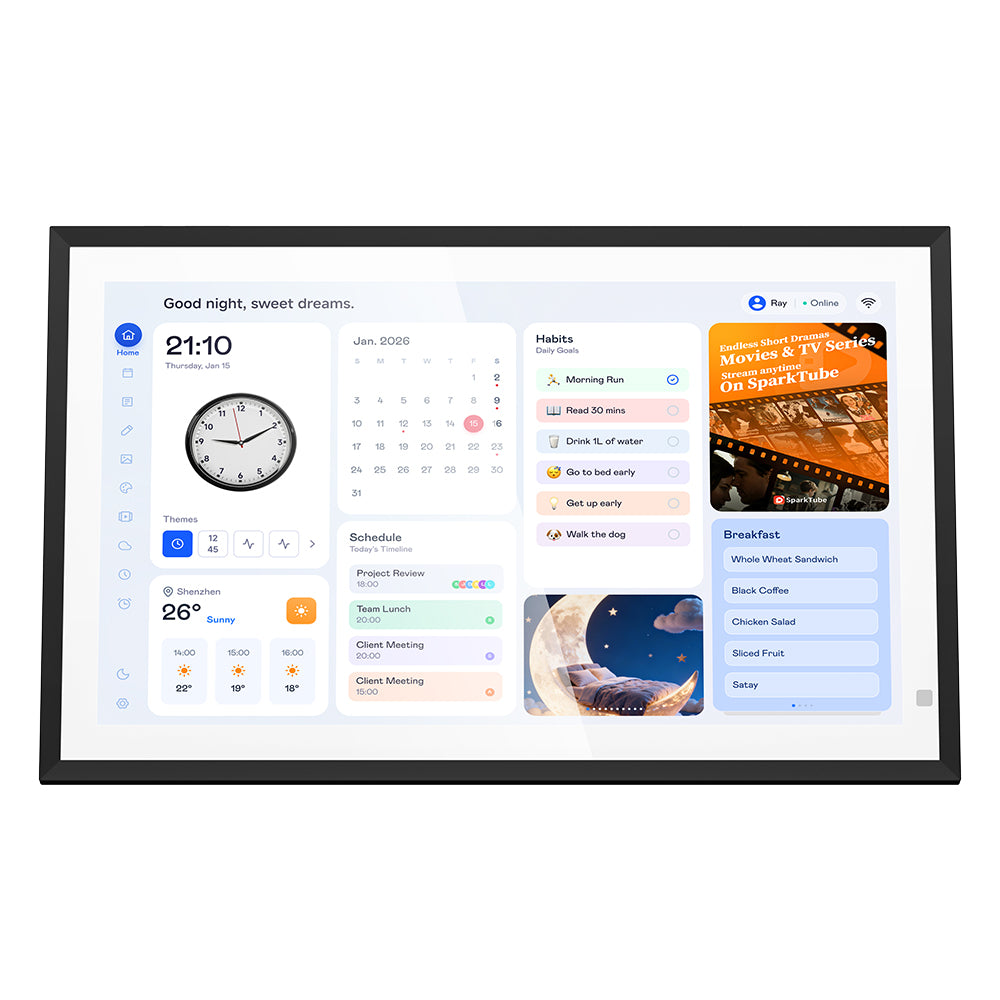 Blackview NEST 15 15.6-inch FHD+ IPS Touchscreen Digital Calendar With Wi-Fi 6 & Photo Frame Mode Support