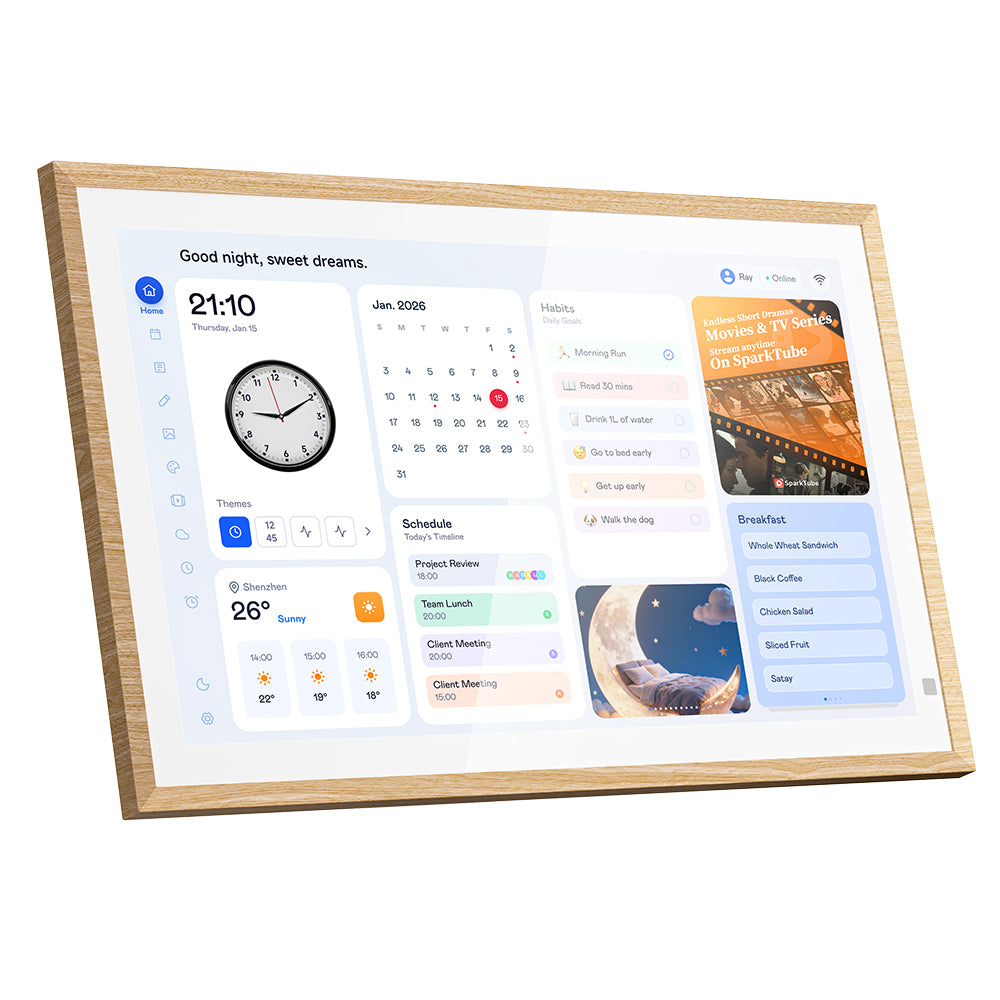 Blackview NEST 15 15.6-inch FHD+ IPS Touchscreen Digital Calendar With Wi-Fi 6 & Photo Frame Mode Support