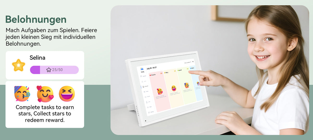 TABWEE P10 10,1-Zoll-Digitalkalender