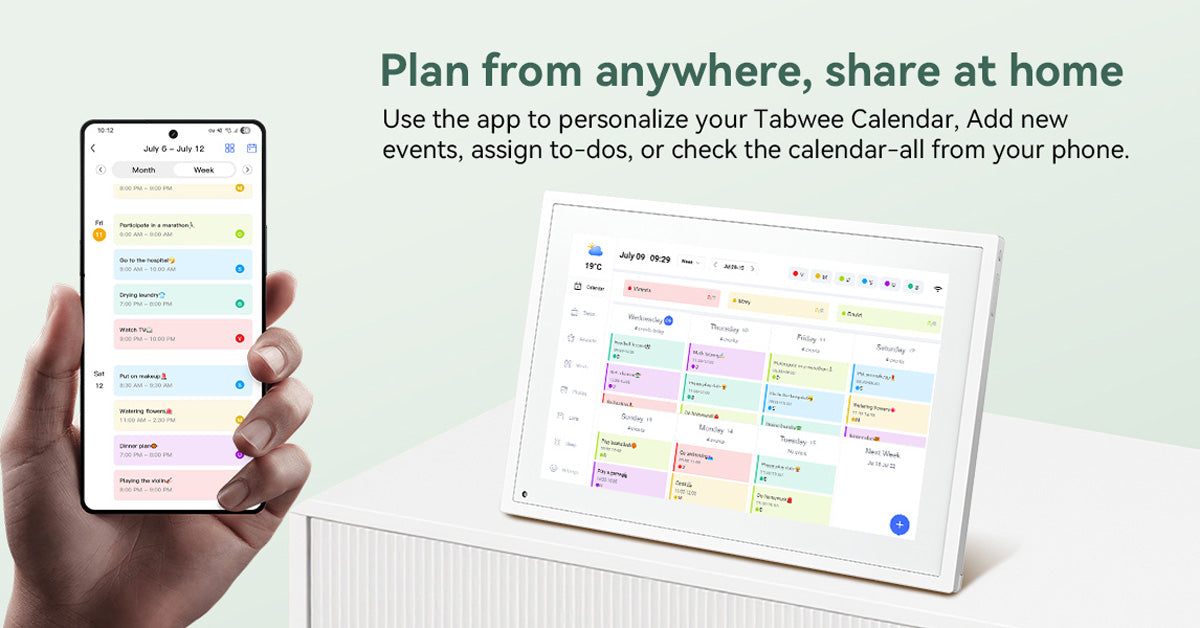 TABWEE P10 10,1-дюймовый цифровой календарь