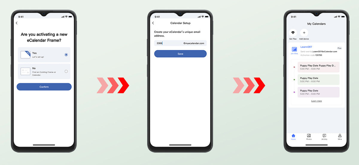 Calendrier numérique TABWEE P10 10,1 pouces
