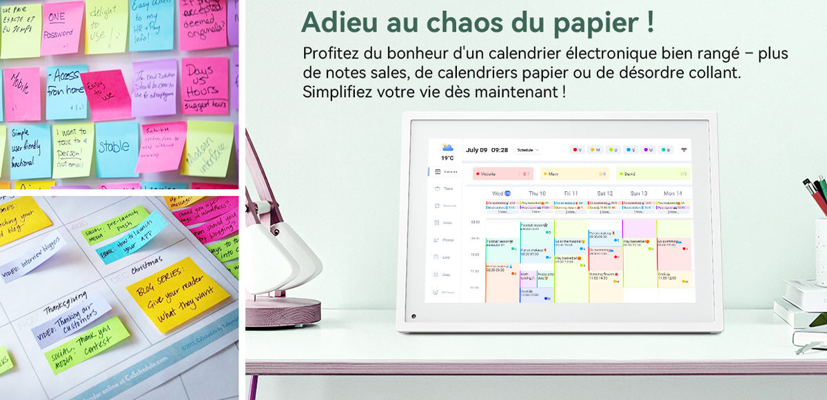 Calendrier numérique TABWEE P10 10,1 pouces
