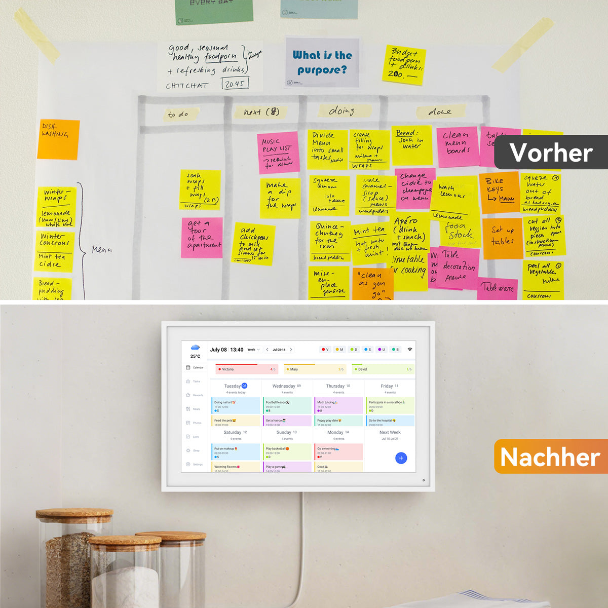 TABWEE P15 15,6-Zoll-Digitalkalender