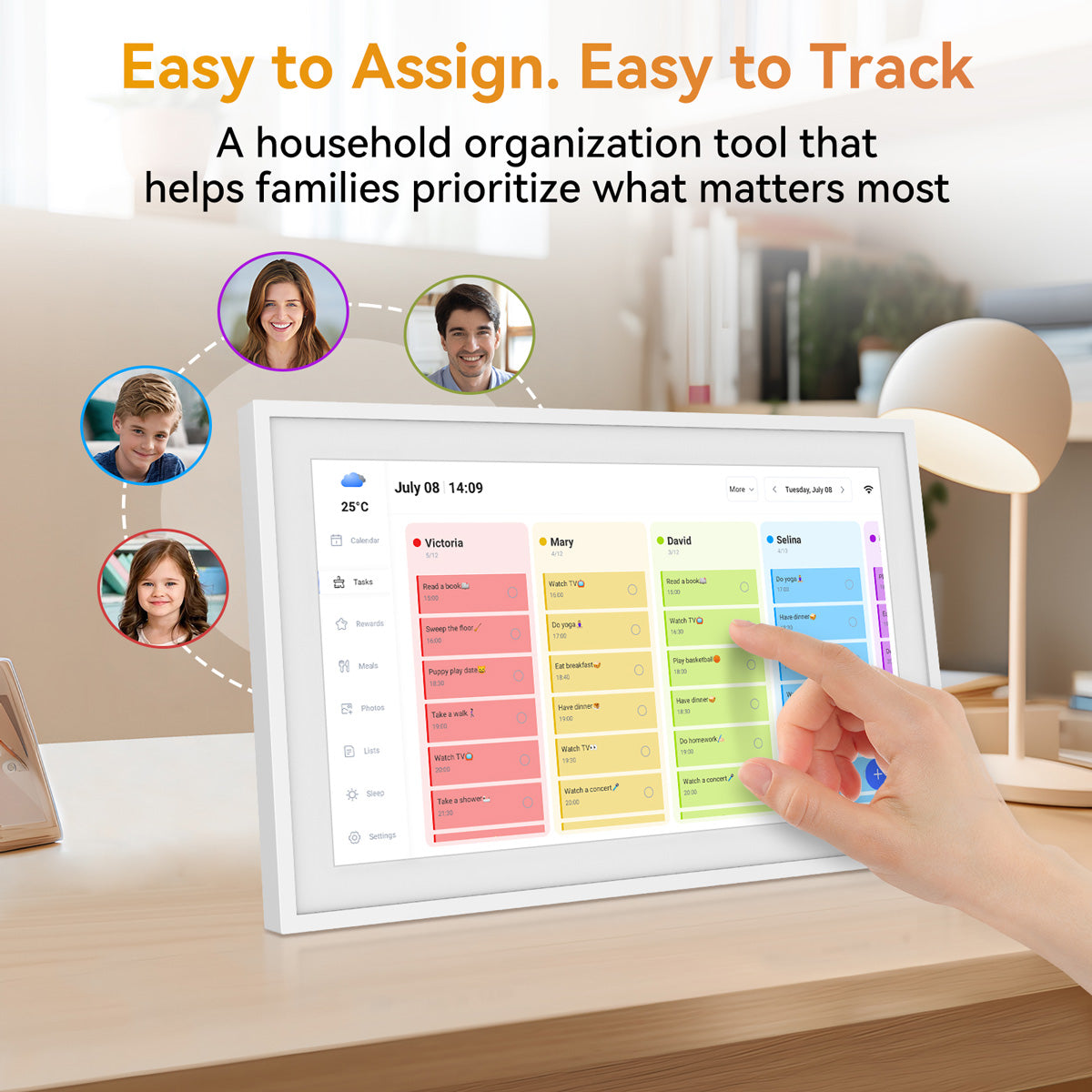 TABWEE P15 15.6 Inch Digital Calendar