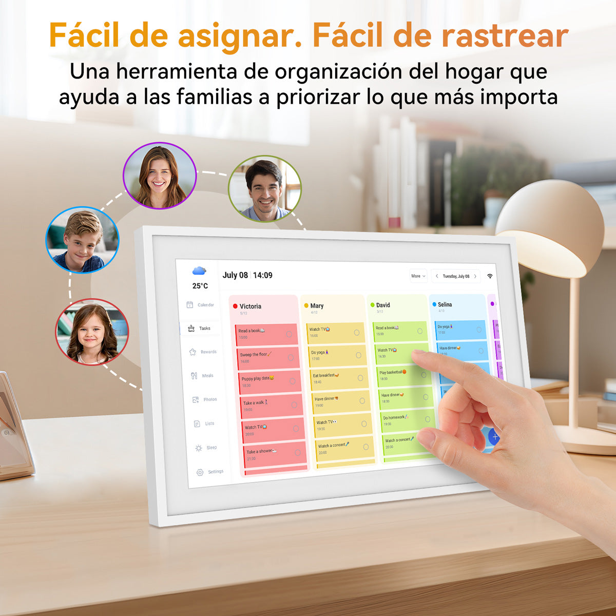 Calendario digital TABWEE P15 de 15,6 pulgadas