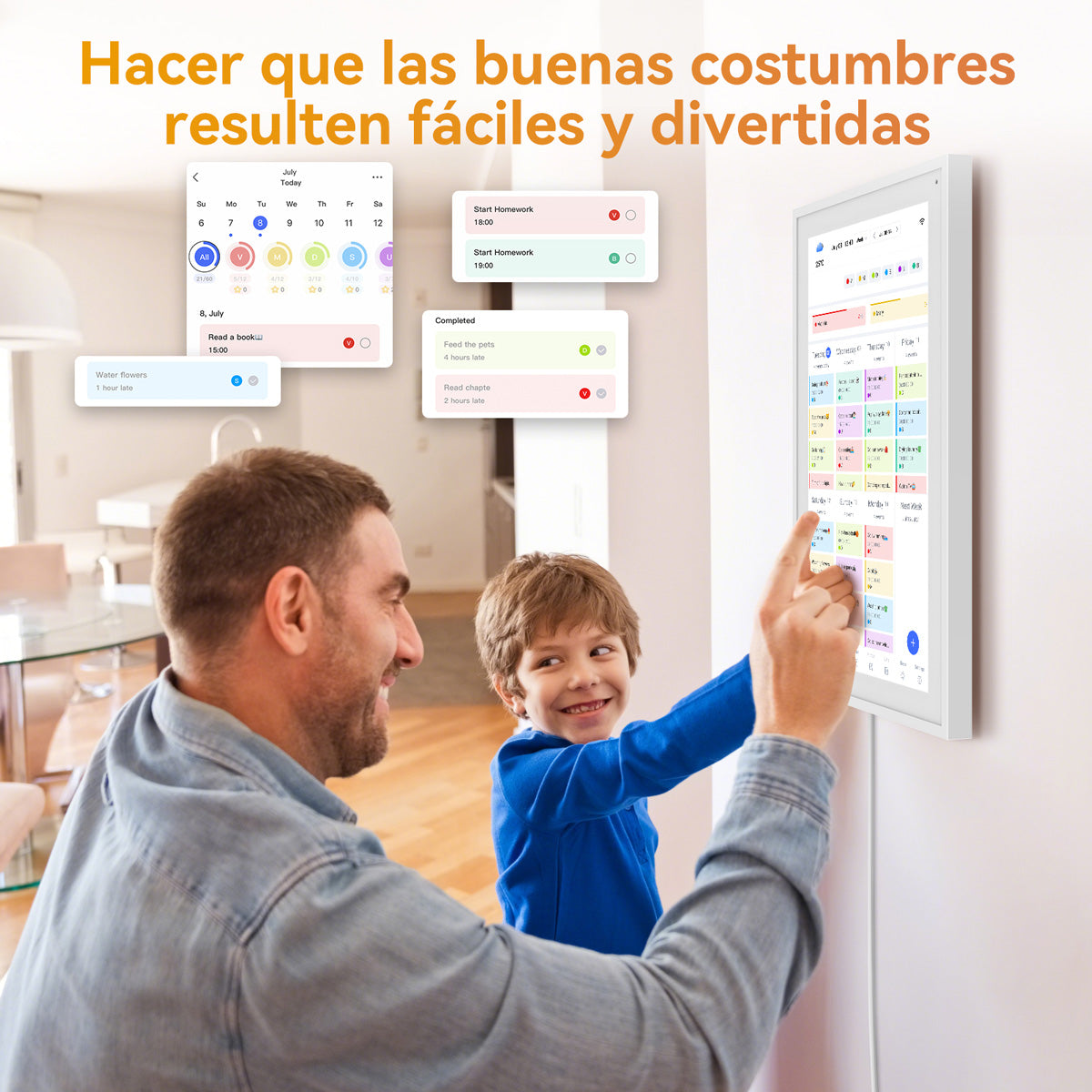 Calendario digital TABWEE P15 de 15,6 pulgadas