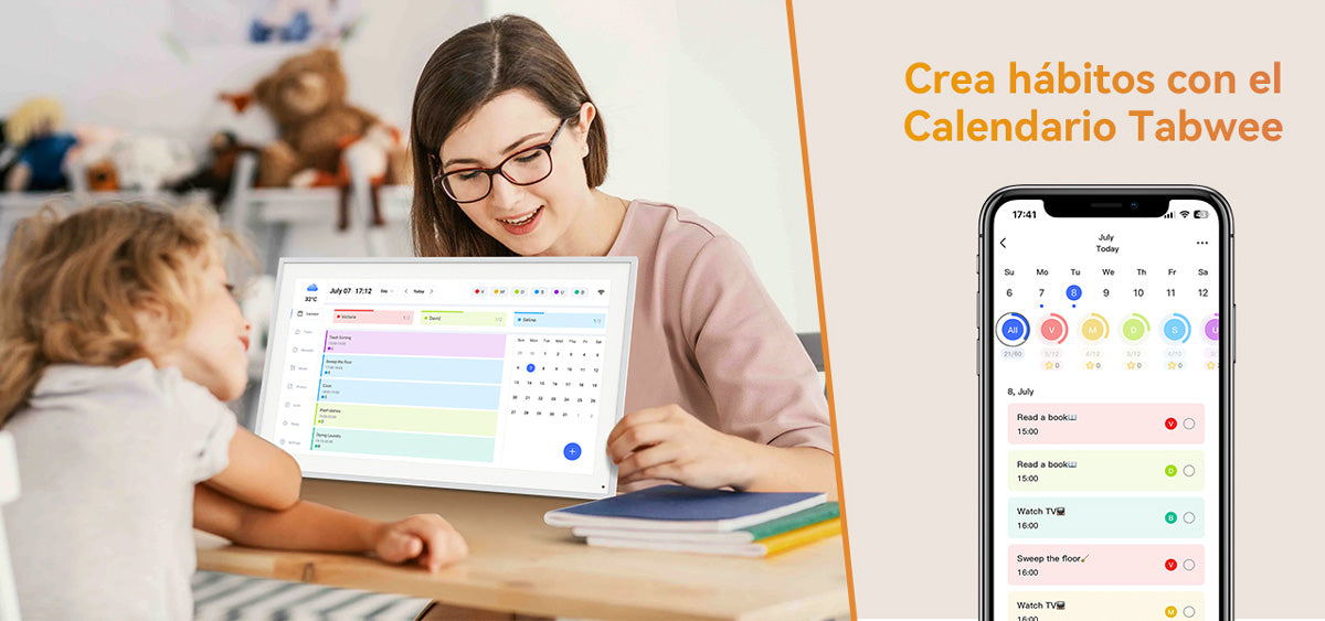 Calendario digital TABWEE P15 de 15,6 pulgadas