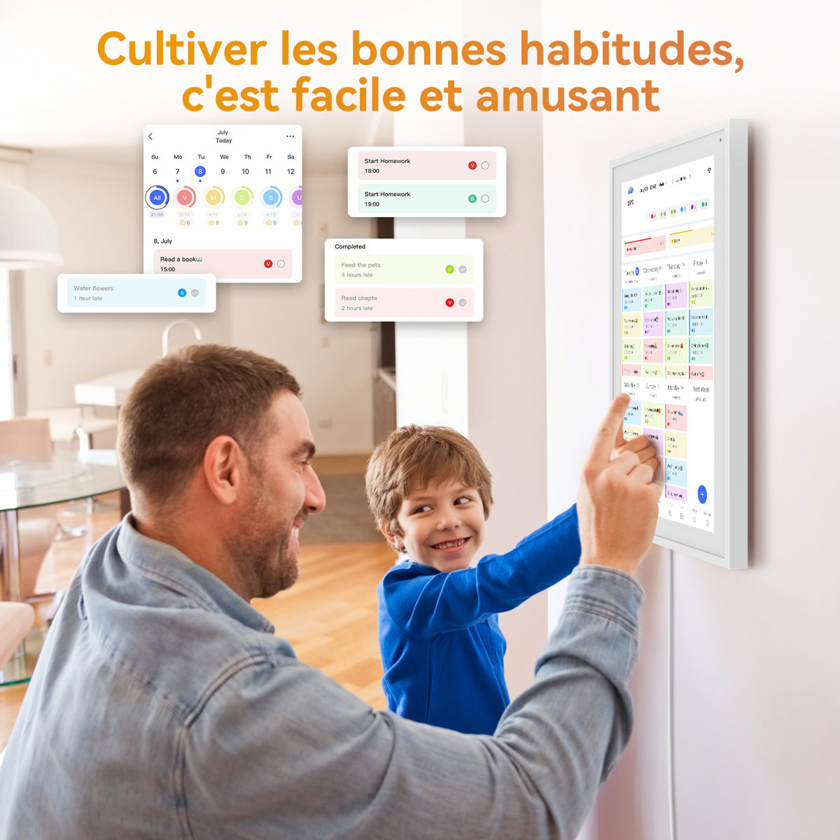 Calendrier numérique TABWEE P15 15,6 pouces