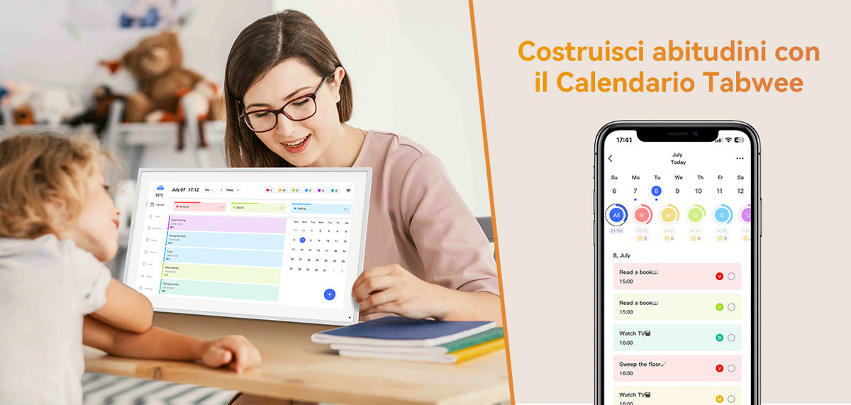 Calendario digitale TABWEE P15 da 15,6 pollici