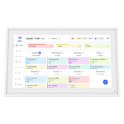 TABWEE P15 Pantalla táctil digital de 15,6 pulgadas Full HD 1080P con calendario, Wi-Fi y soporte para la aplicación eCalendar