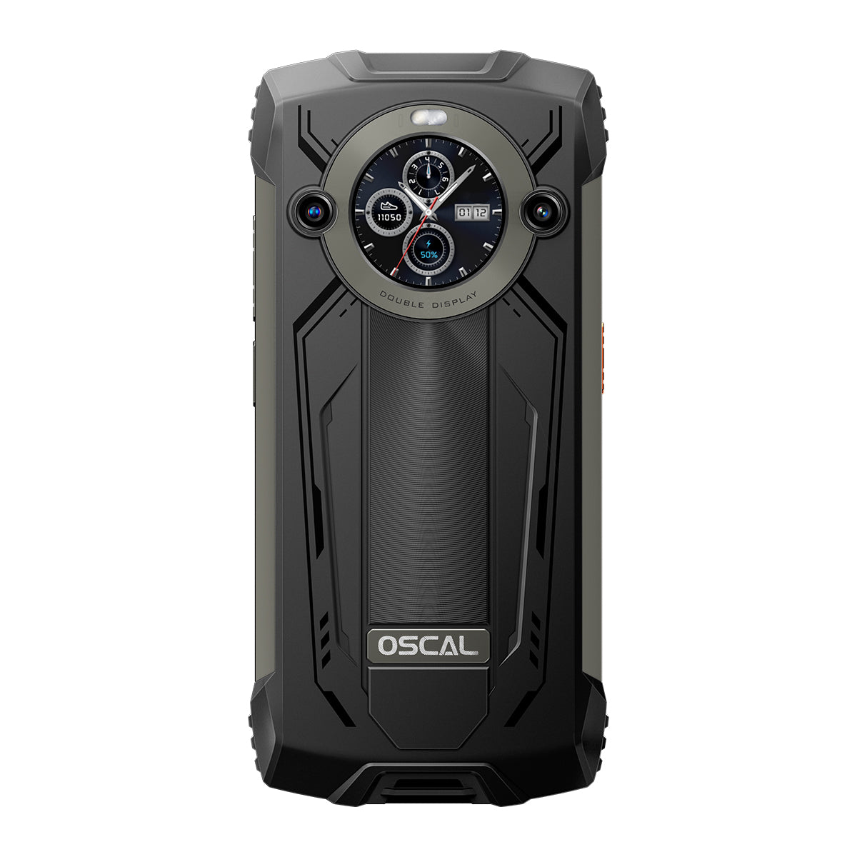 Oscal Pilot 2 Téléphone Rugged 4G 8+256 Go MediaTek Helio G99 Octa-core avec Écran Double de 6,5 Pouces et Flash LED Double
