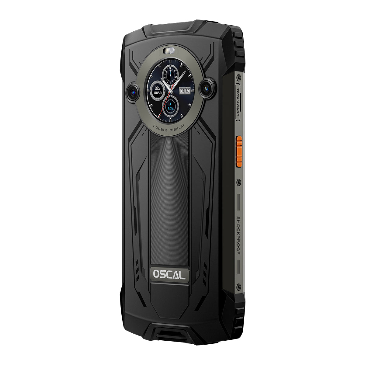 Oscal Pilot 2 Téléphone Rugged 4G 8+256 Go MediaTek Helio G99 Octa-core avec Écran Double de 6,5 Pouces et Flash LED Double