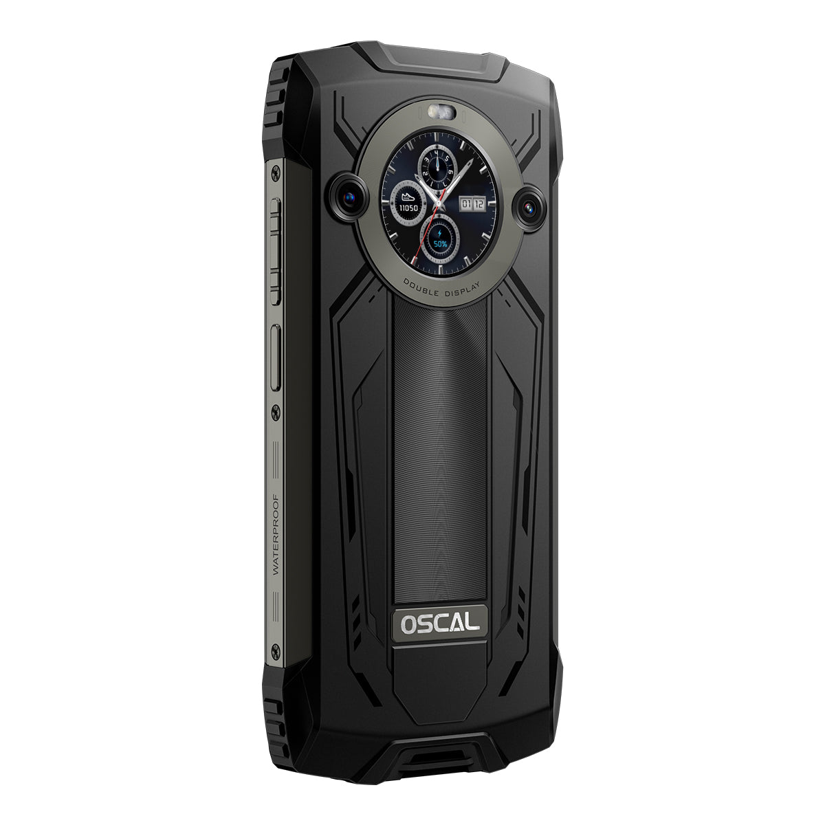 Oscal Pilot 2 Téléphone Rugged 4G 8+256 Go MediaTek Helio G99 Octa-core avec Écran Double de 6,5 Pouces et Flash LED Double