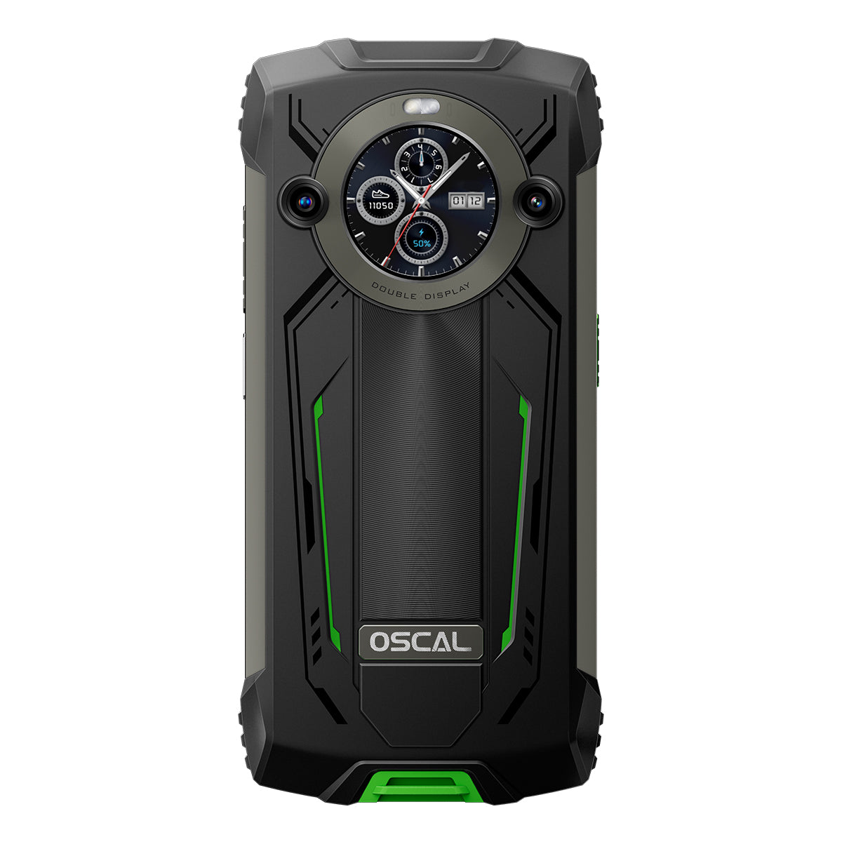 Oscal Pilot 2 Téléphone Rugged 4G 8+256 Go MediaTek Helio G99 Octa-core avec Écran Double de 6,5 Pouces et Flash LED Double