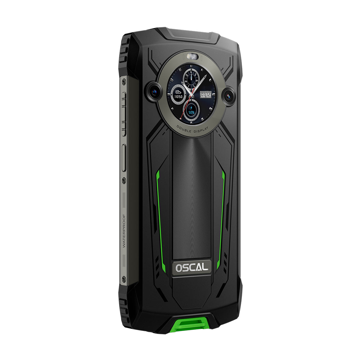 Oscal Pilot 2 Téléphone Rugged 4G 8+256 Go MediaTek Helio G99 Octa-core avec Écran Double de 6,5 Pouces et Flash LED Double