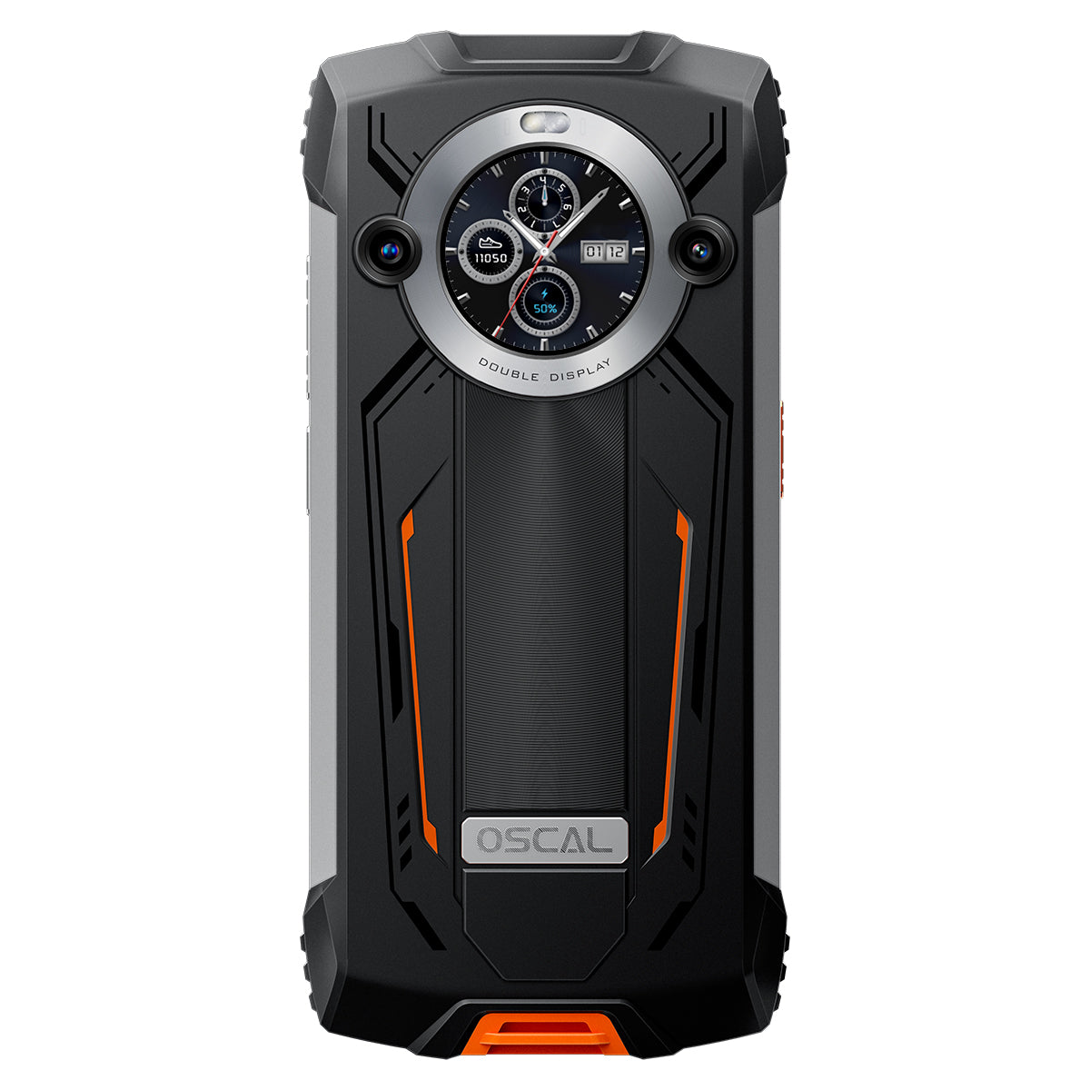 Oscal Pilot 2 Téléphone Rugged 4G 8+256 Go MediaTek Helio G99 Octa-core avec Écran Double de 6,5 Pouces et Flash LED Double