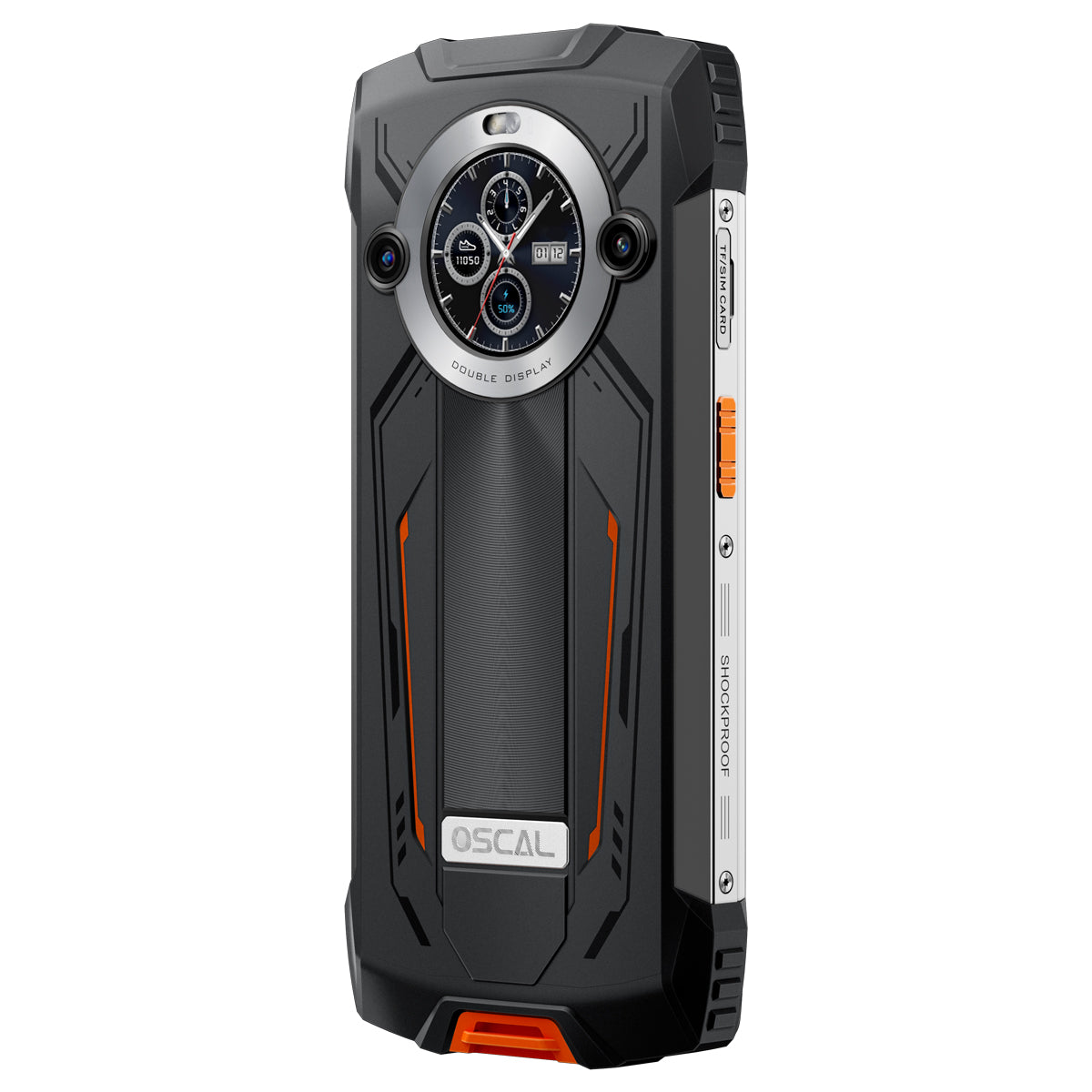 Oscal Pilot 2 Téléphone Rugged 4G 8+256 Go MediaTek Helio G99 Octa-core avec Écran Double de 6,5 Pouces et Flash LED Double