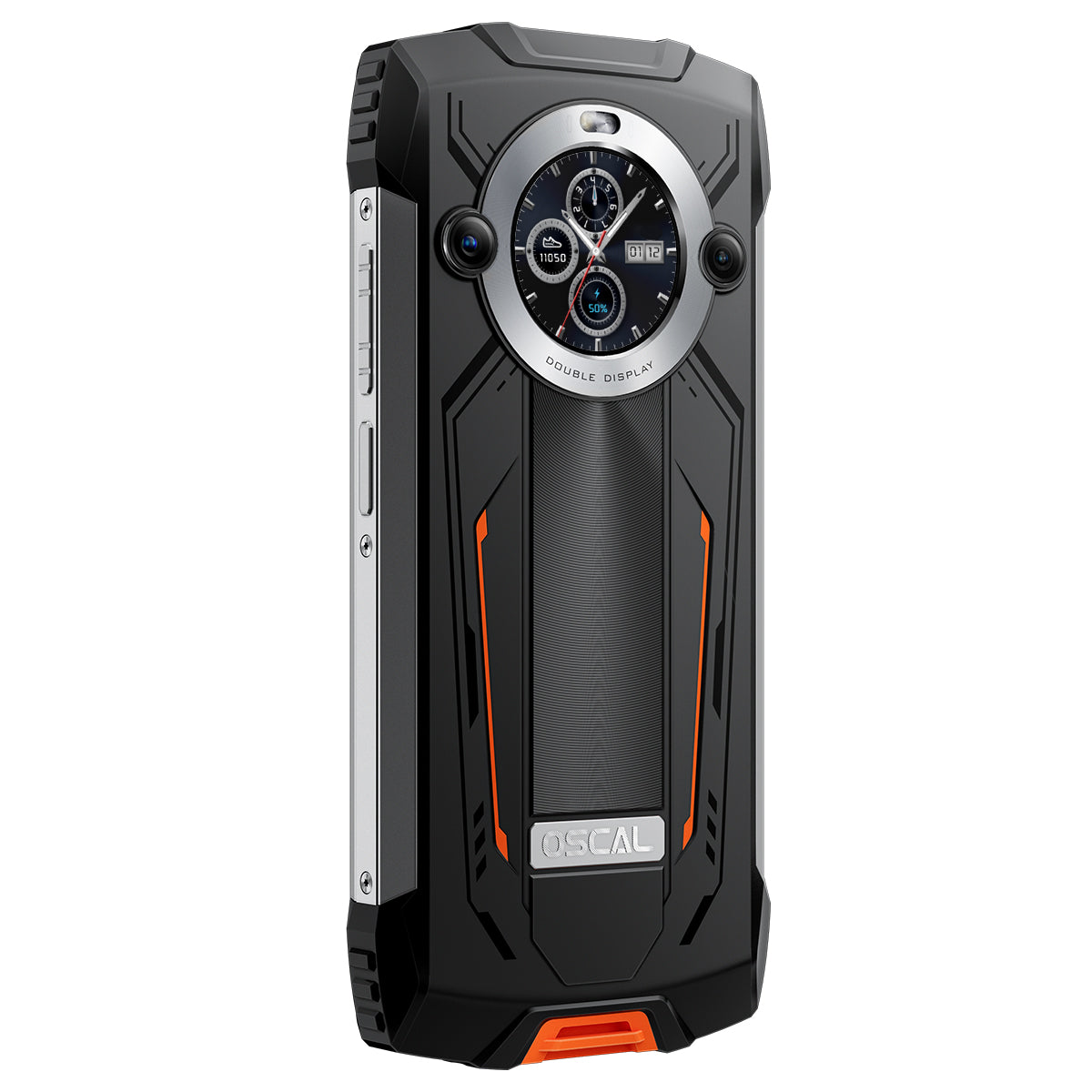 Oscal Pilot 2 Téléphone Rugged 4G 8+256 Go MediaTek Helio G99 Octa-core avec Écran Double de 6,5 Pouces et Flash LED Double
