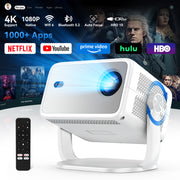 Proyector de cine en casa inteligente Blackview Huidun PT10 de hasta 200 pulgadas 4K 1080P